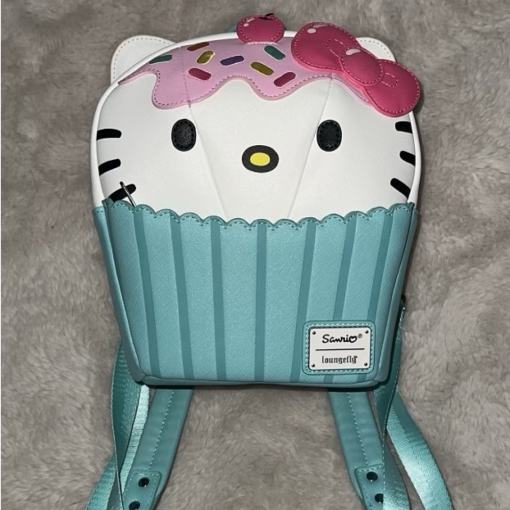 Hello Kitty Cupcake Backpack. Never worn.